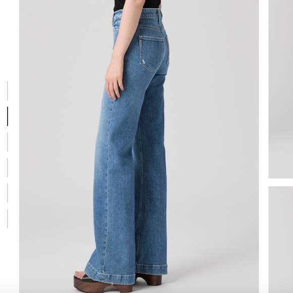 PAIGE Leenah Wide Leg Jean - Picture 3 of 16